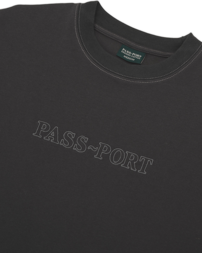 Passport Official Organic Cotton Tee - Vintage Black