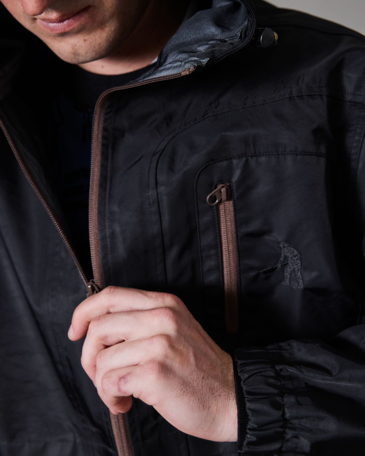 Passport Workers Rain Jacket - Black