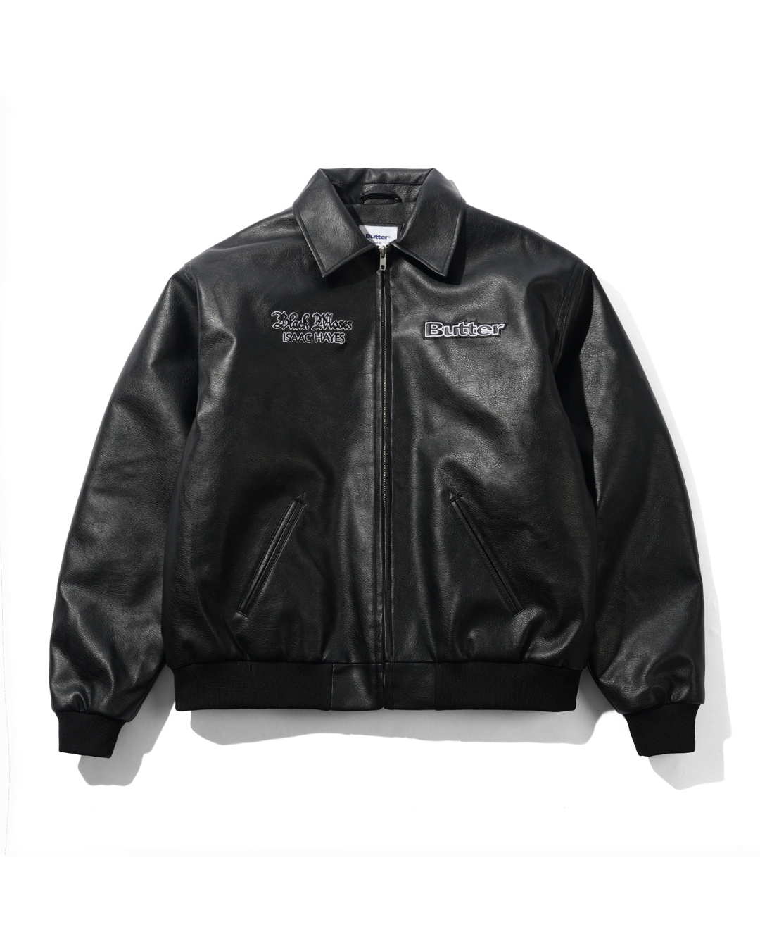 BUTTER GOODS Isaac Hayes Bomber Jacket - Black