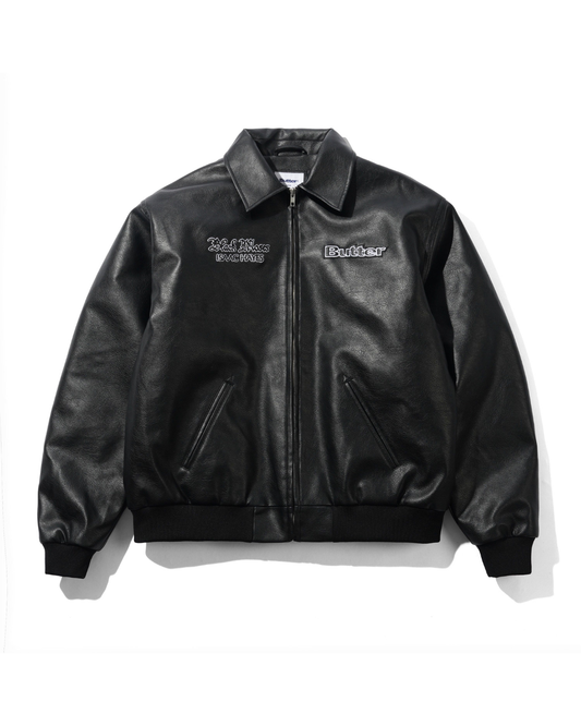 BUTTER GOODS Isaac Hayes Bomber Jacket - Black