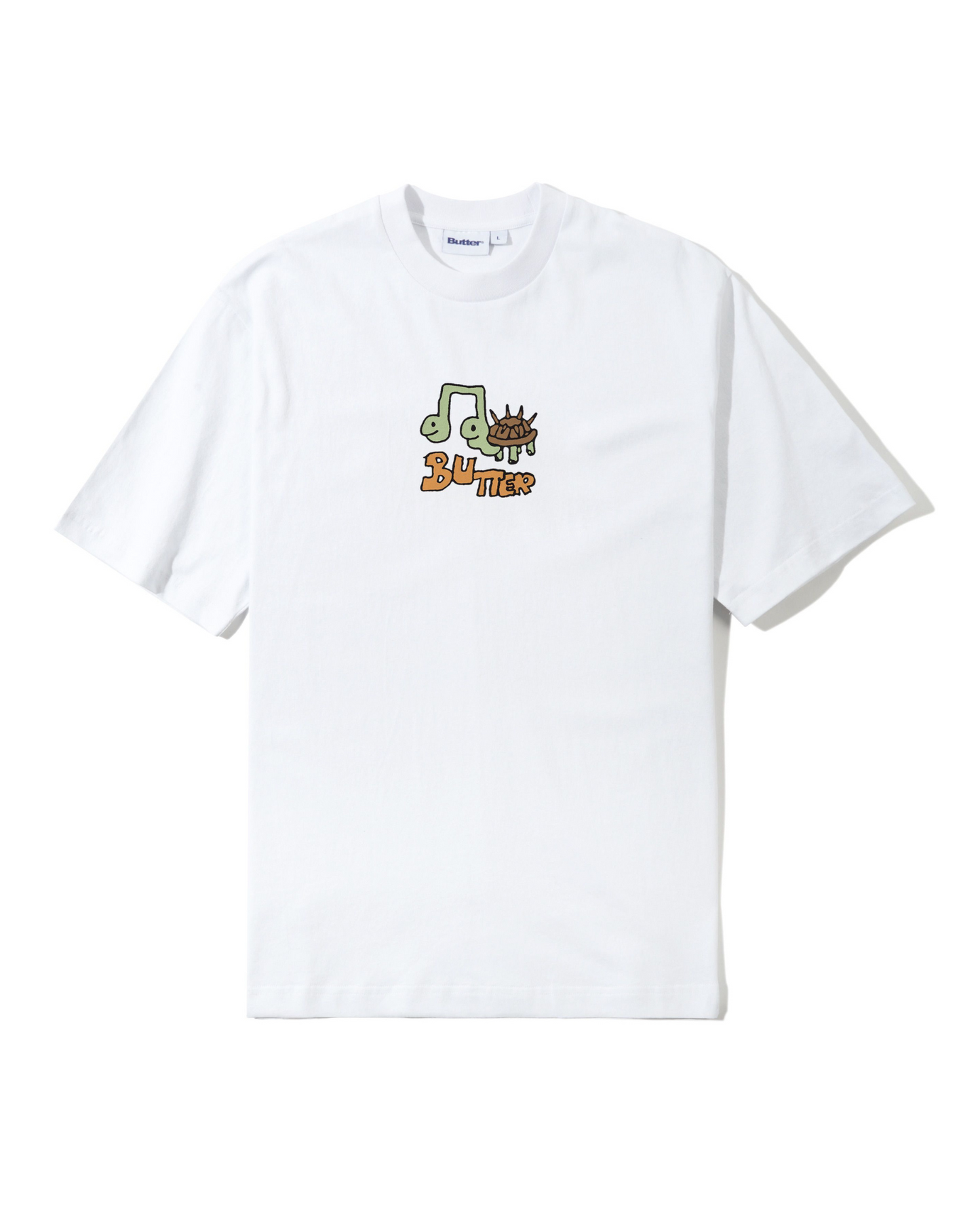 BUTTER GOODS Turtle Tee - White