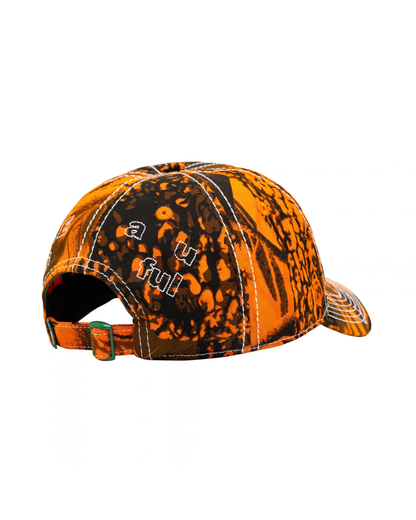 b.Eautiful Vapor Low Profile Hat - Orange Camo/White