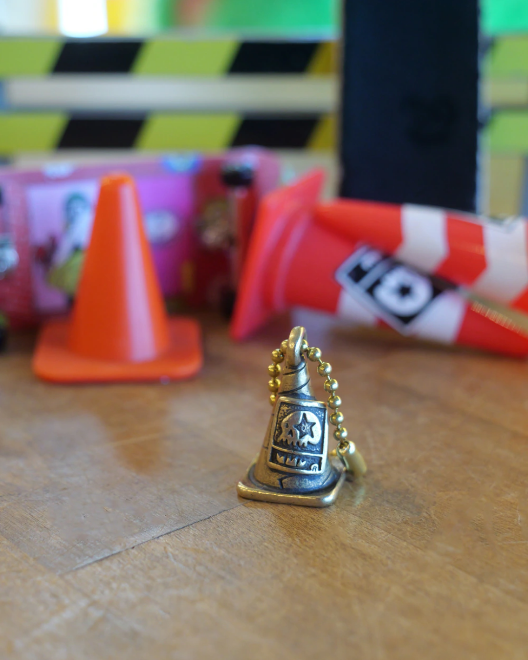 MxMxM Vertical Cone Goods (Keychain / Valve Cap) - Brass