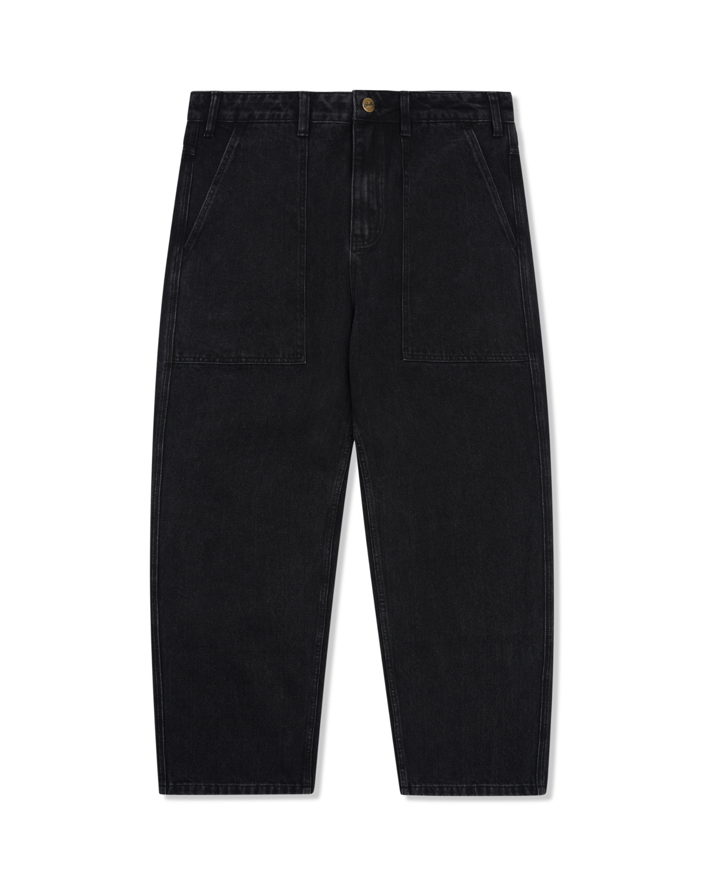 BUTTER GOODS Patch Pocket Denim Jeans - Washed Black