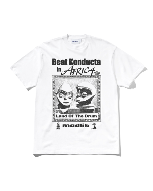 BUTTER GOODS x MADLIB Africa Tee - White