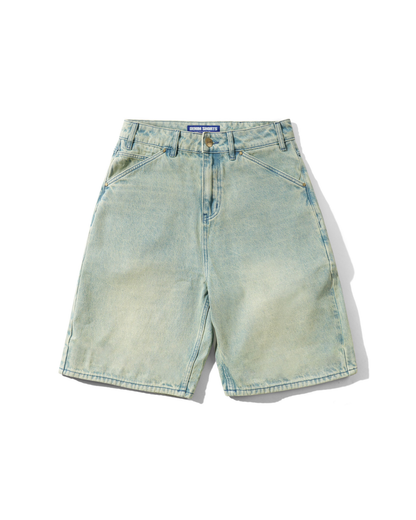 BUTTER GOODS Trim Denim Shorts - Sunfade Blue