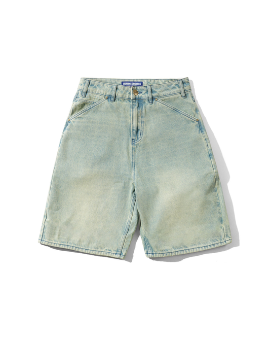 BUTTER GOODS Trim Denim Shorts - Sunfade Blue
