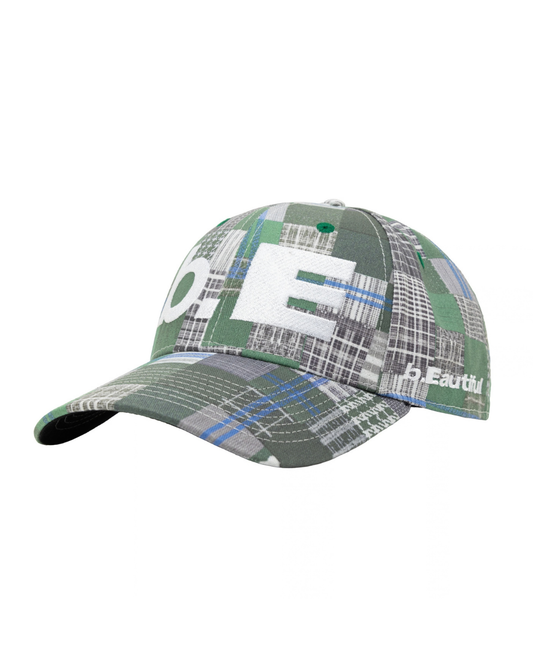 b.Eautiful b.E Hat - Green Mix Checker