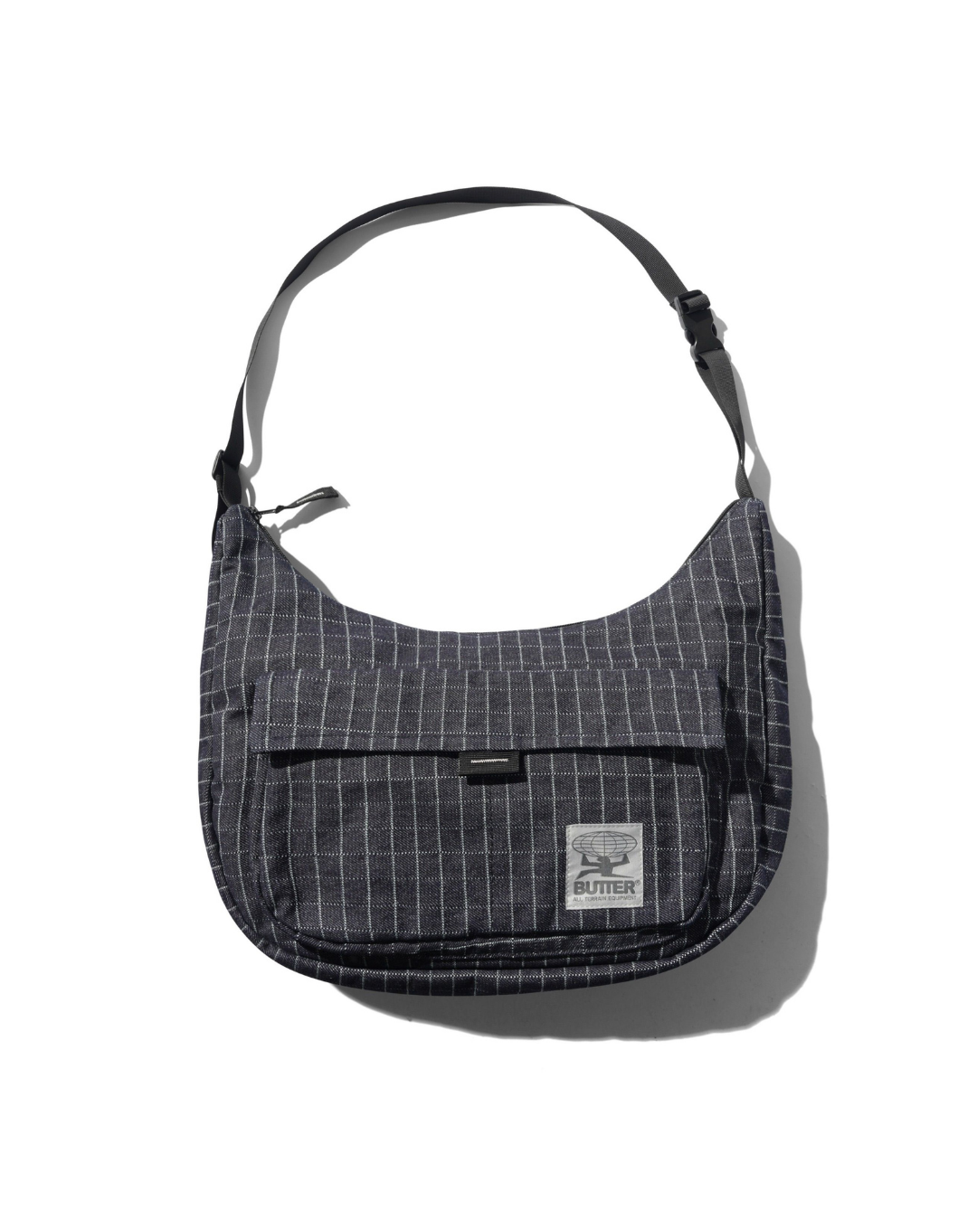 BUTTER GOODS Crossbody Bag - Grid Denim