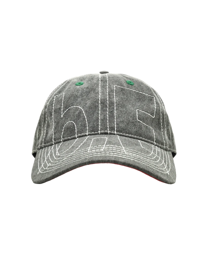 b.Eautiful Vapor Low Profile Hat - Washed Black/White