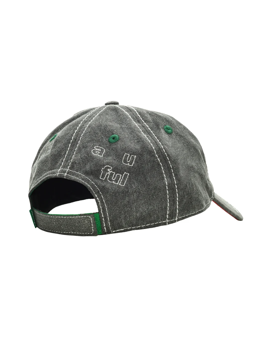 b.Eautiful Vapor Low Profile Hat - Washed Black/White