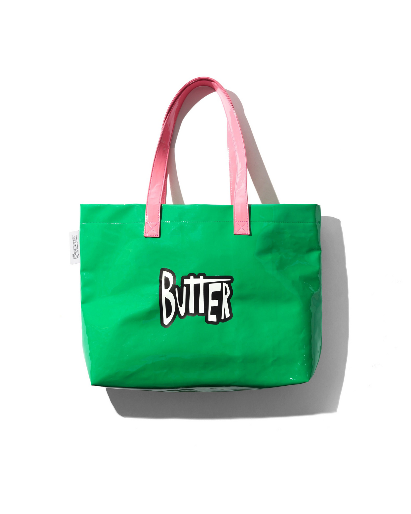 BUTTER GOODS | PEANUTS Shopper Tote - Green / Light Pink