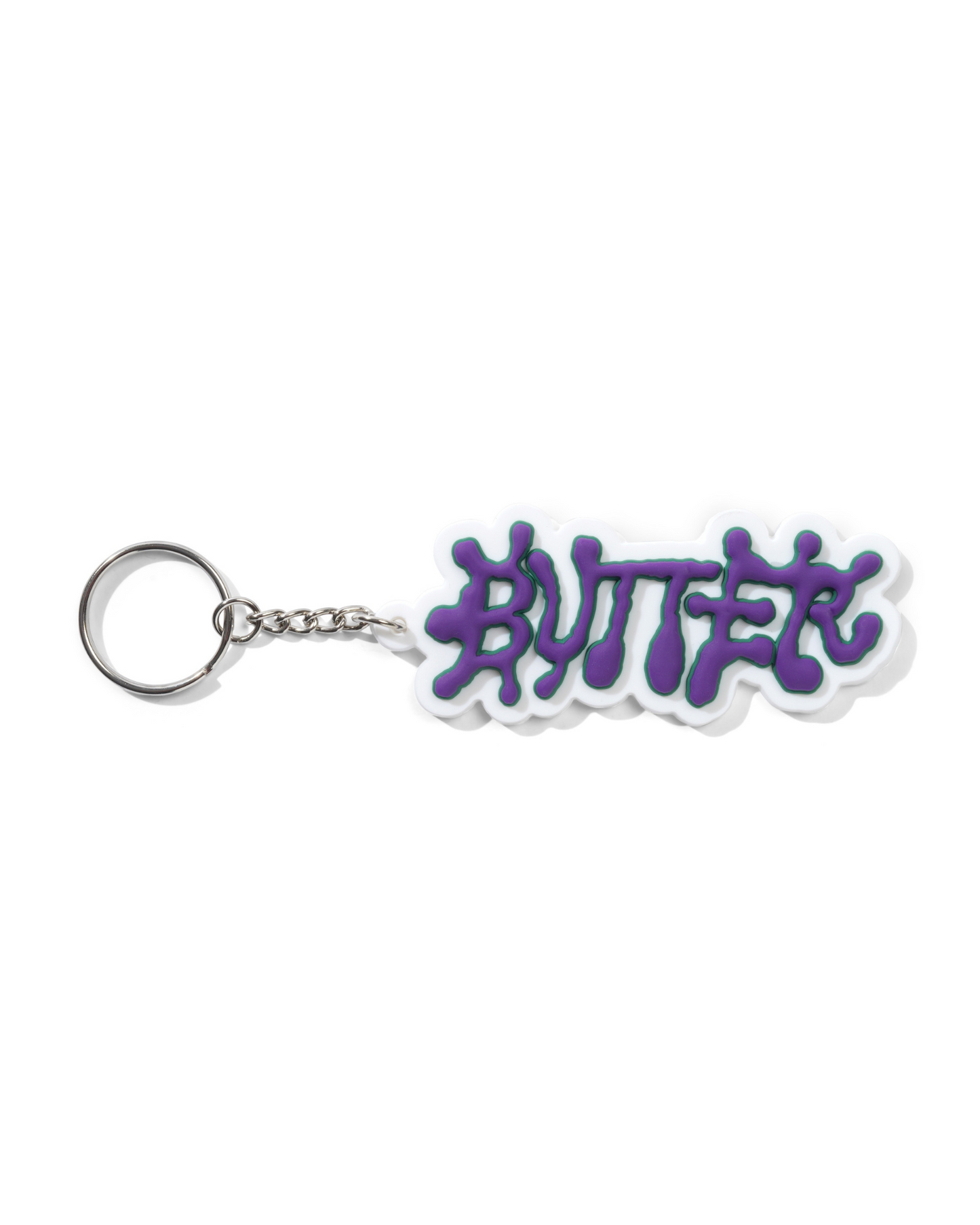 BUTTER GOODS Ink Rubber Key Chain - White