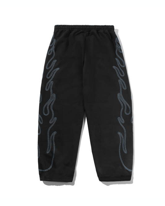 BUTTER GOODS Flame Fleece Pants - Black