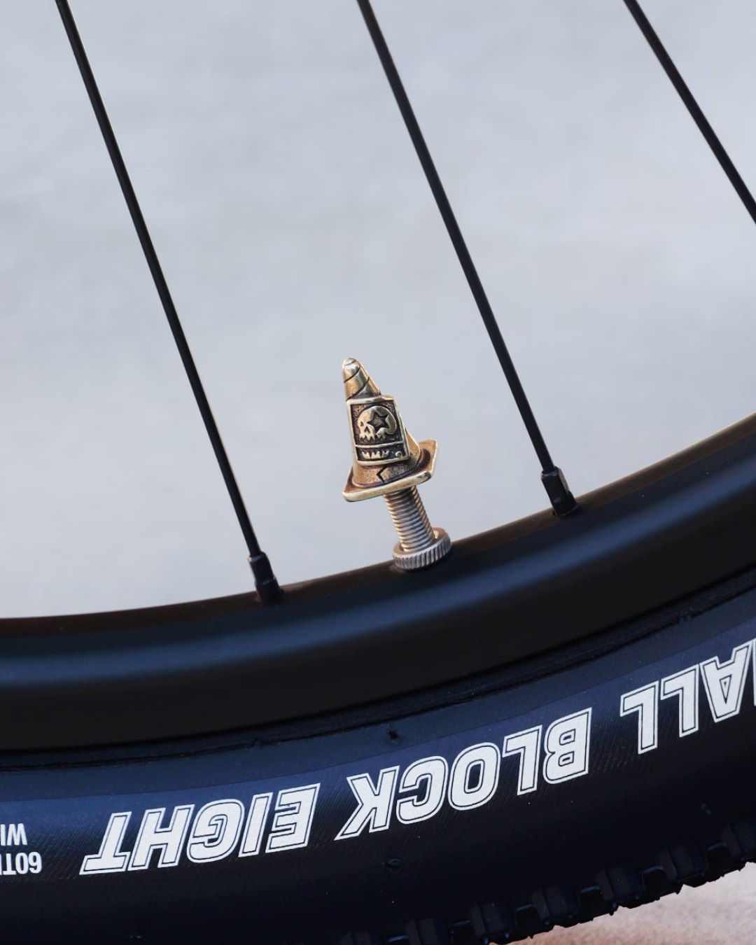 MxMxM Vertical Cone Goods (Keychain / Valve Cap) - Brass