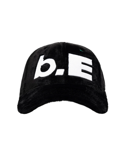 b.Eautiful b.E Hat - Black Plush/White