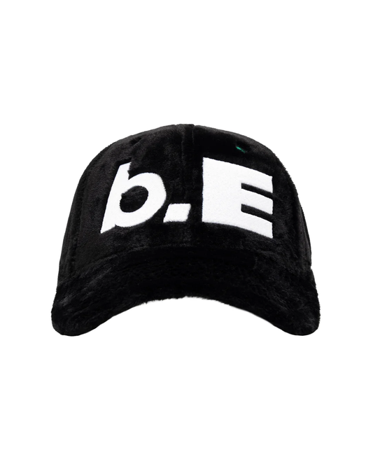 b.Eautiful b.E Hat - Black Plush/White