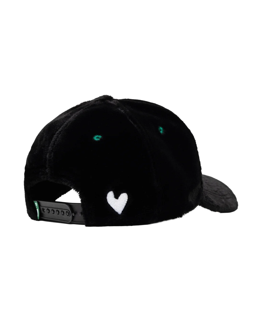 b.Eautiful b.E Hat - Black Plush/White