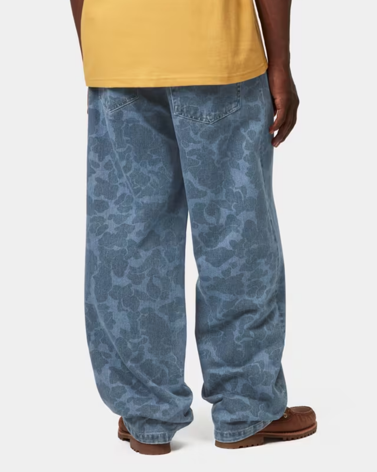 CARHARTT WIP Duck London Pants - Camo Duck, Blue, Bleached