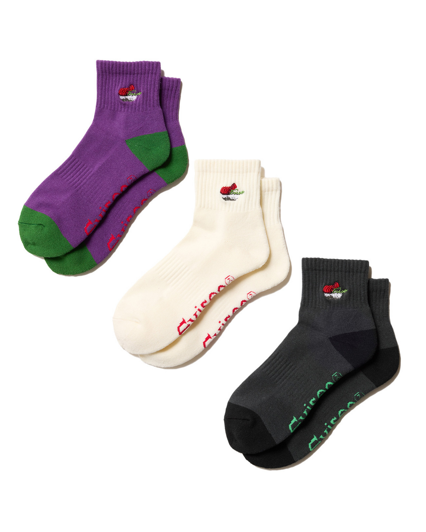 EVISEN Sushi Ankle Socks - Purple
