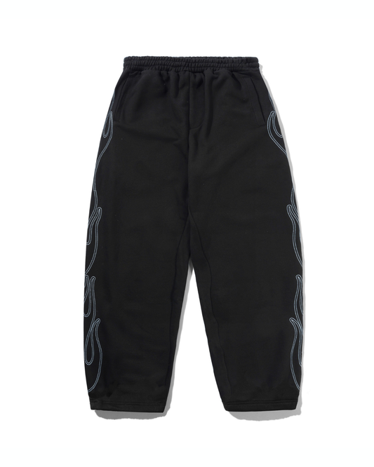 BUTTER GOODS Flame Fleece Pants - Black