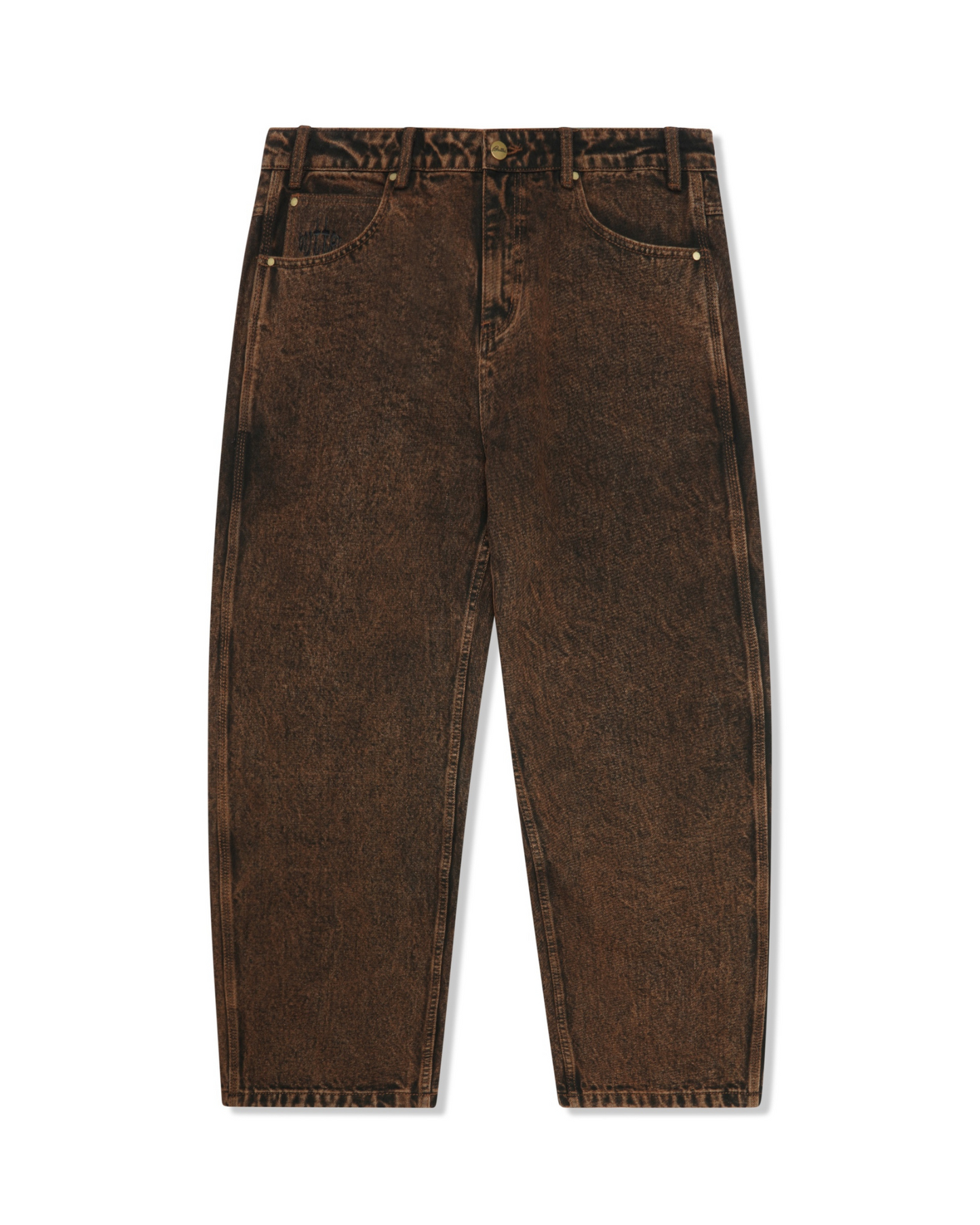 BUTTER GOODS Spider Denim Jeans - Acid Brown