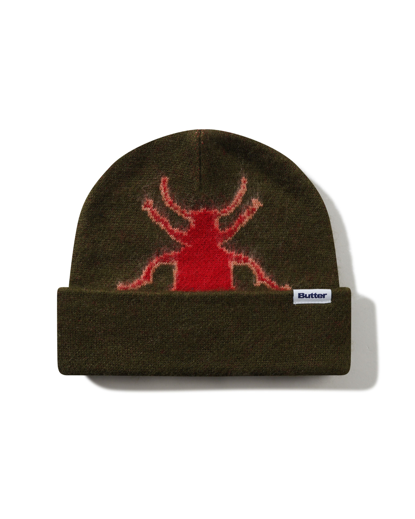 BUTTER GOODS Beetle Mohair Beanie - Green
