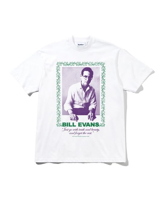 BUTTER GOODS | Bill Evans Truth&Beauty Tee - White