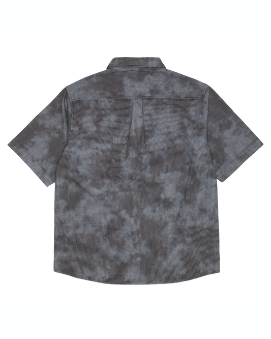 GX1000 Short Sleeve Button Down - Over Dyed w/ Bleach Spots