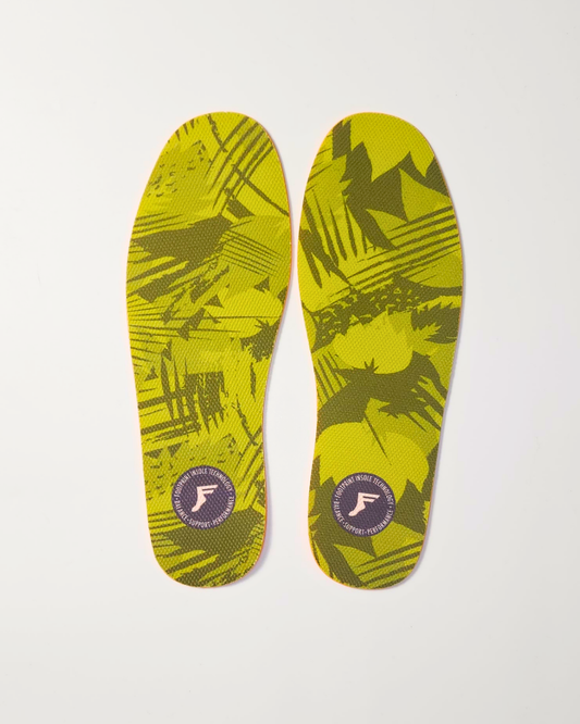 FP Kingfoam Flat Low Insoles 3 mm.- Green Camo