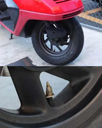 MxMxM Vertical Cone Goods (Keychain / Valve Cap) - Brass