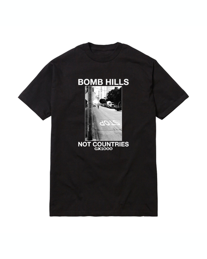 GX1000 Bomb Hills Not Countries Tee - Black