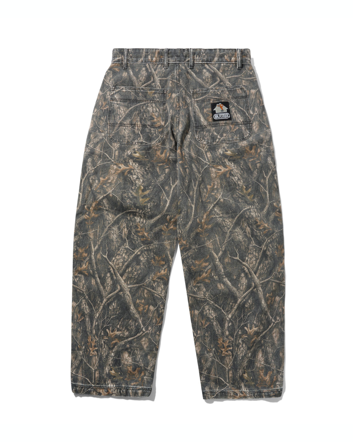 BUTTER GOODS Work Pants - Forest Camo