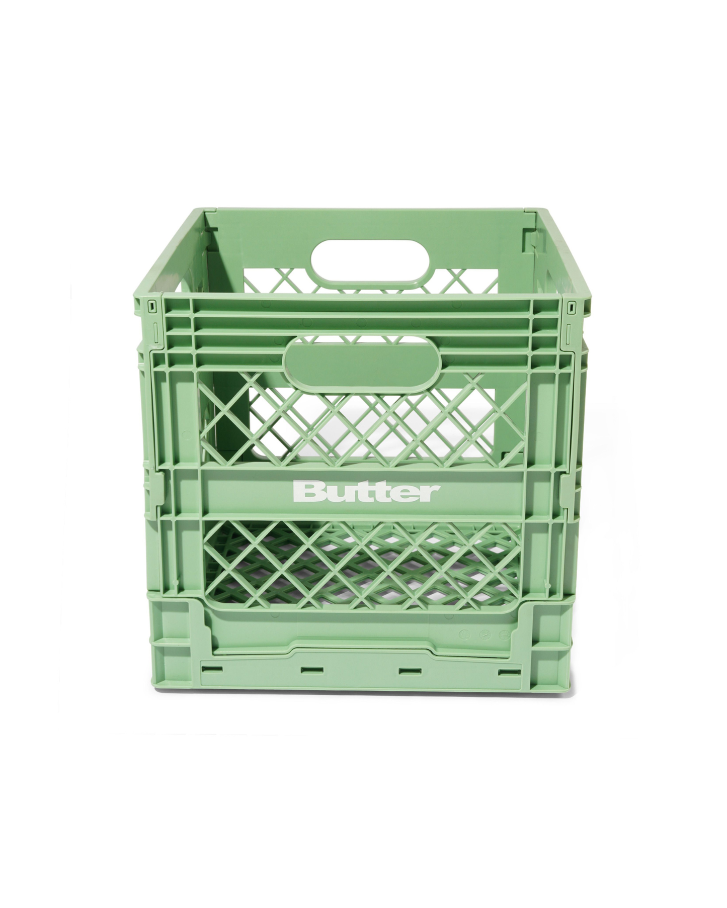 BUTTER GOODS x MADLIB Collapsable Record Crate - Sage