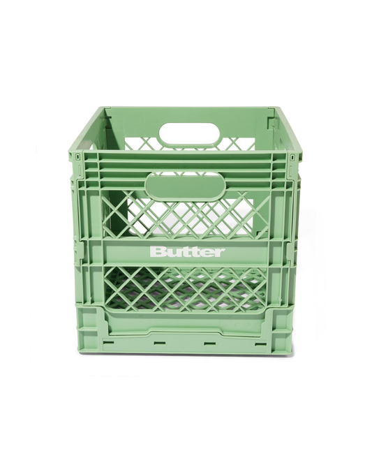 BUTTER GOODS x MADLIB Collapsable Record Crate - Sage