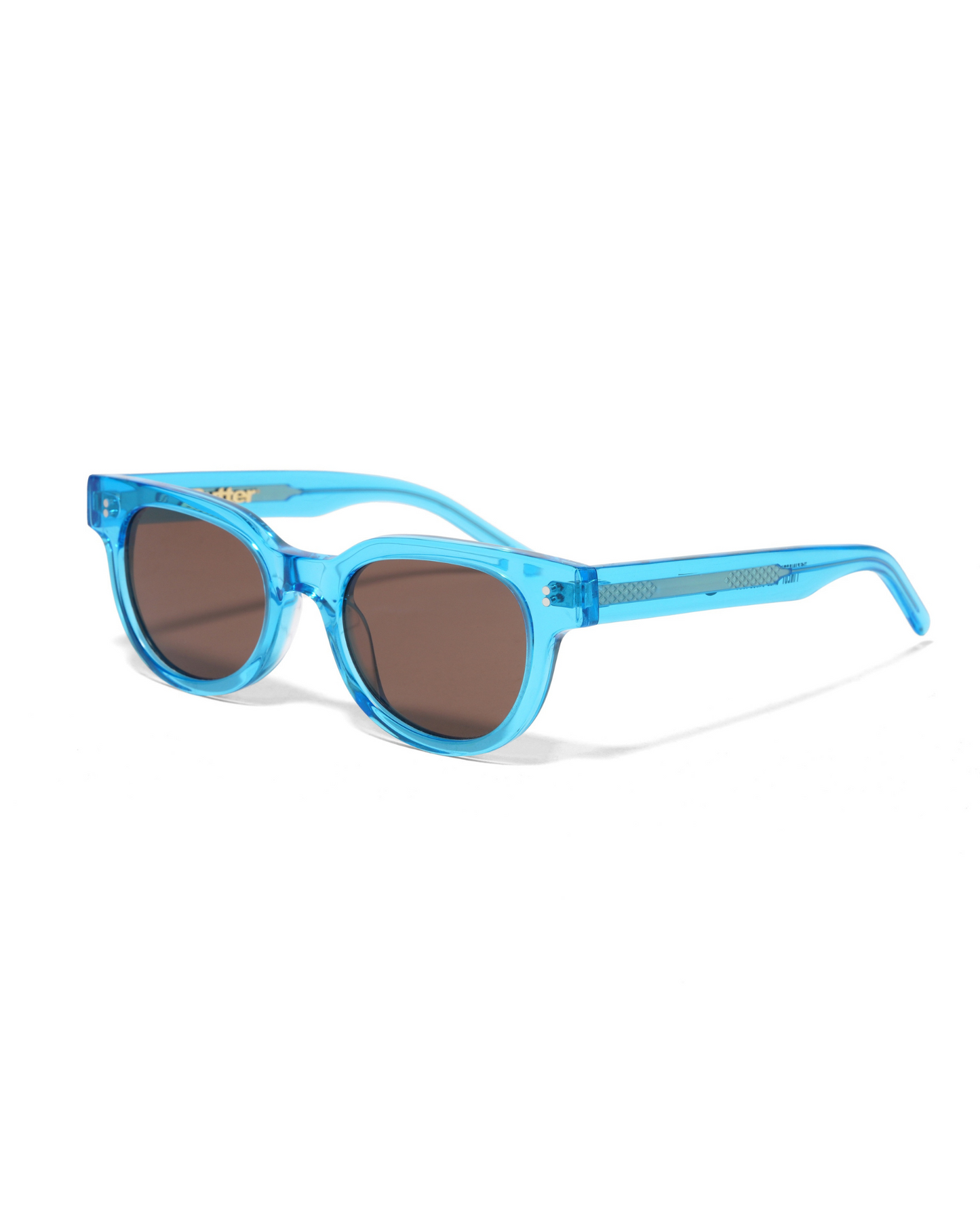 BUTTER GOODS | Blue Note Conquistador Sunglasses - Translucent Blue