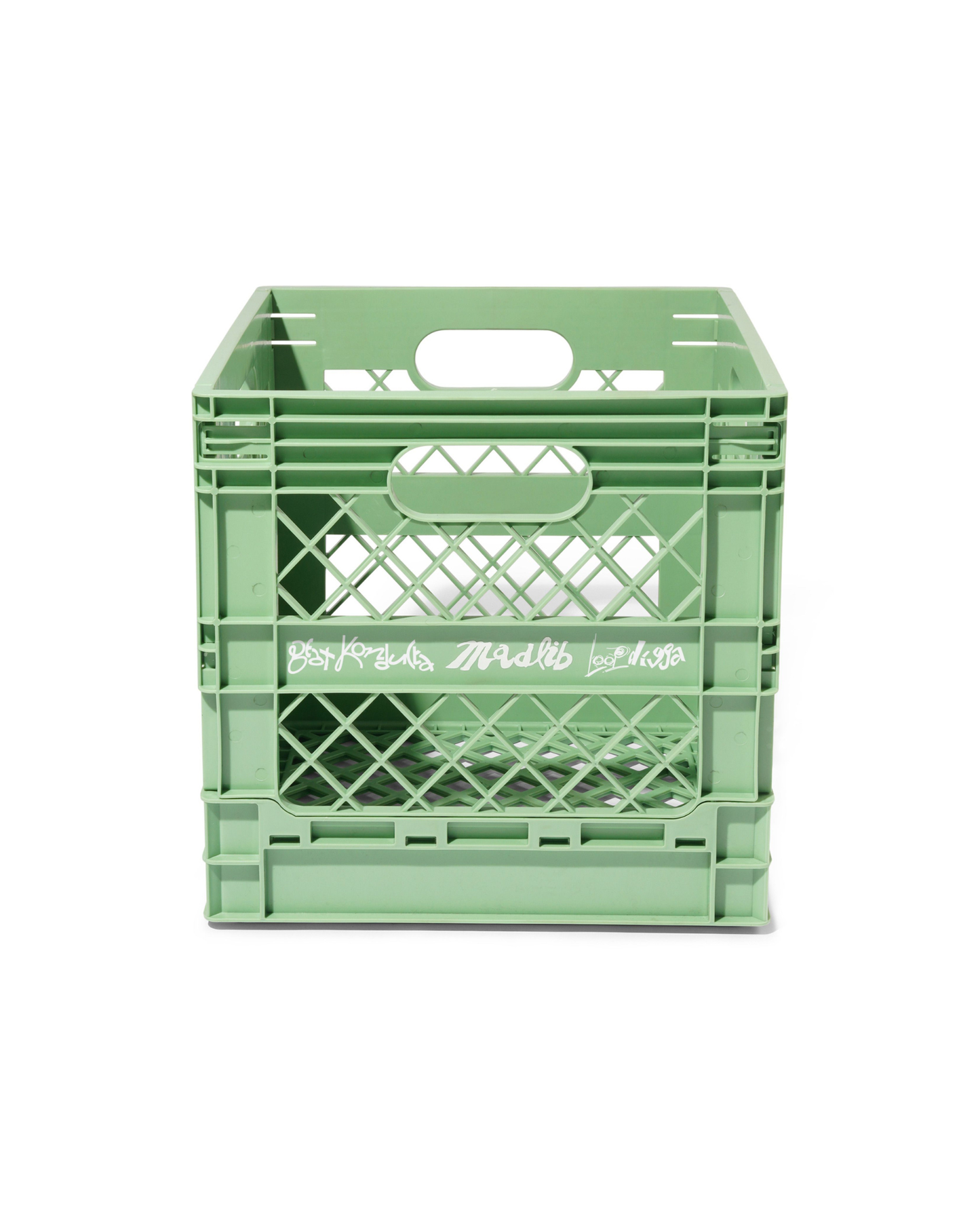 BUTTER GOODS x MADLIB Collapsable Record Crate - Sage