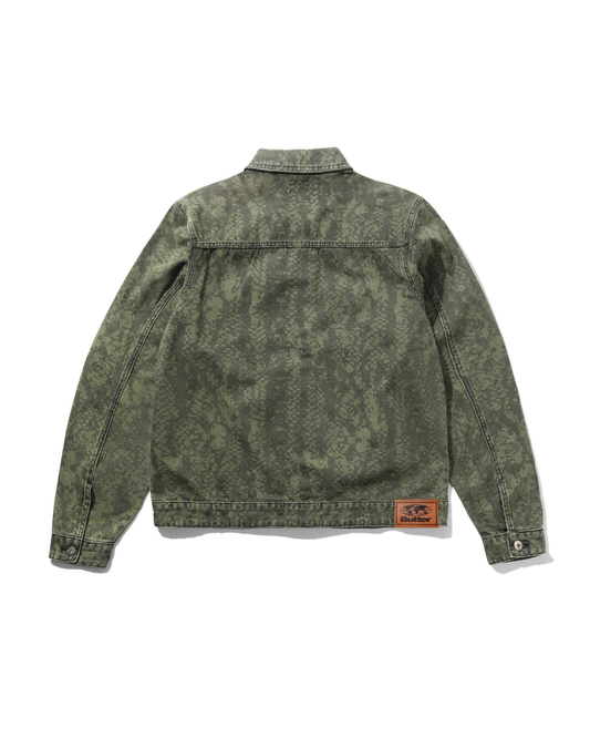 BUTTER GOODS Garage Denim Jacket - Lowland Camo