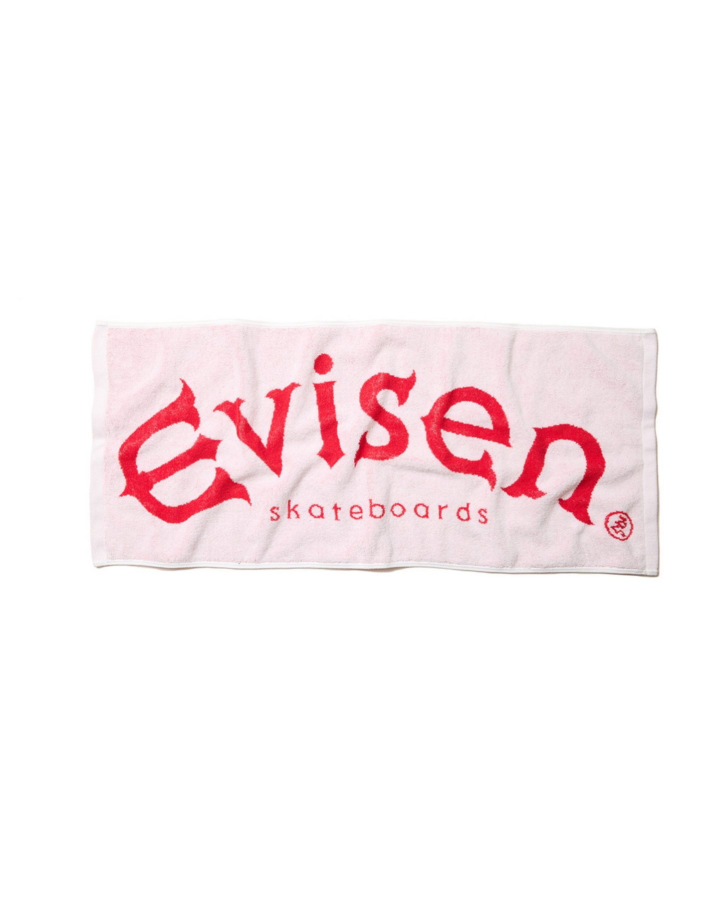 EVISEN Logo Towel - White/Red