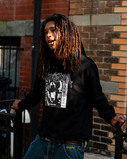 TIMESCAN Search & Destroy Crewneck - Black