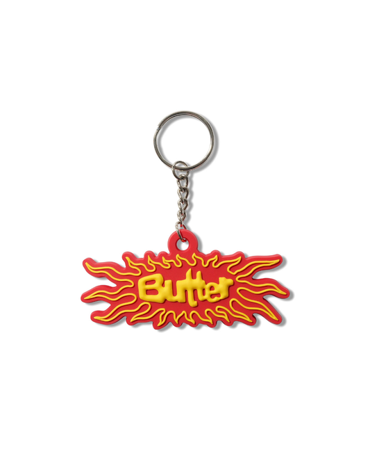BUTTER GOODS Solar Keychain - Red