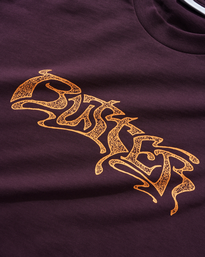 BUTTER GOODS Drummer Tee - Eggplant