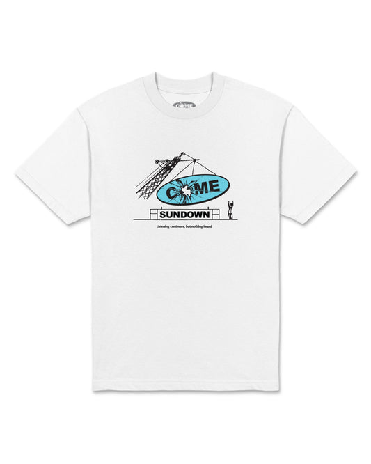 COME SUNDOWN - Nothing Heard S/S Tee - White