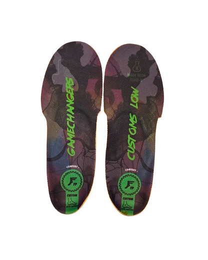 FP Gamechanger Low Insoles - Black Camo/Green