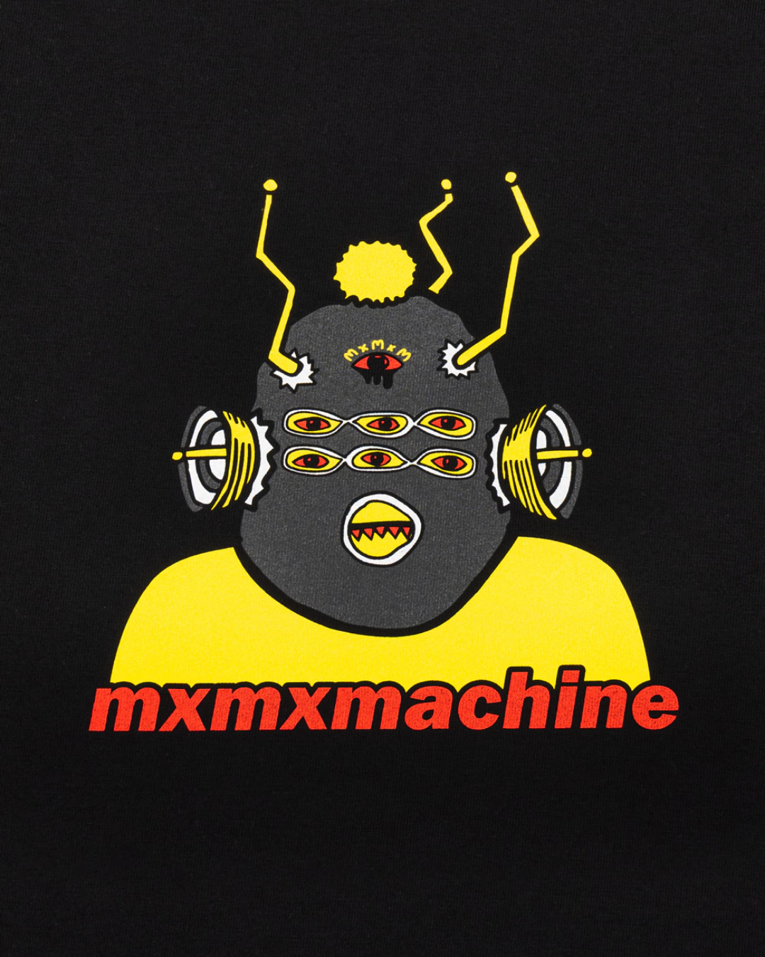 MxMxM x TOY MACHINE " Toy+MMM" Tee - Black