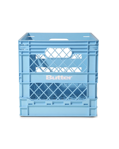 BUTTER GOODS Collapsable Record Crate - Sky Blue