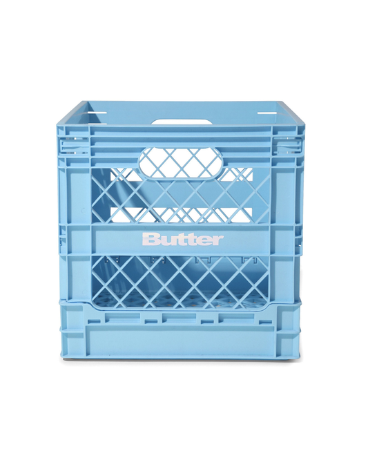 BUTTER GOODS Collapsable Record Crate - Sky Blue