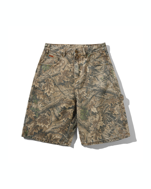 BUTTER GOODS Carpenter Denim Shorts - Forest Camo