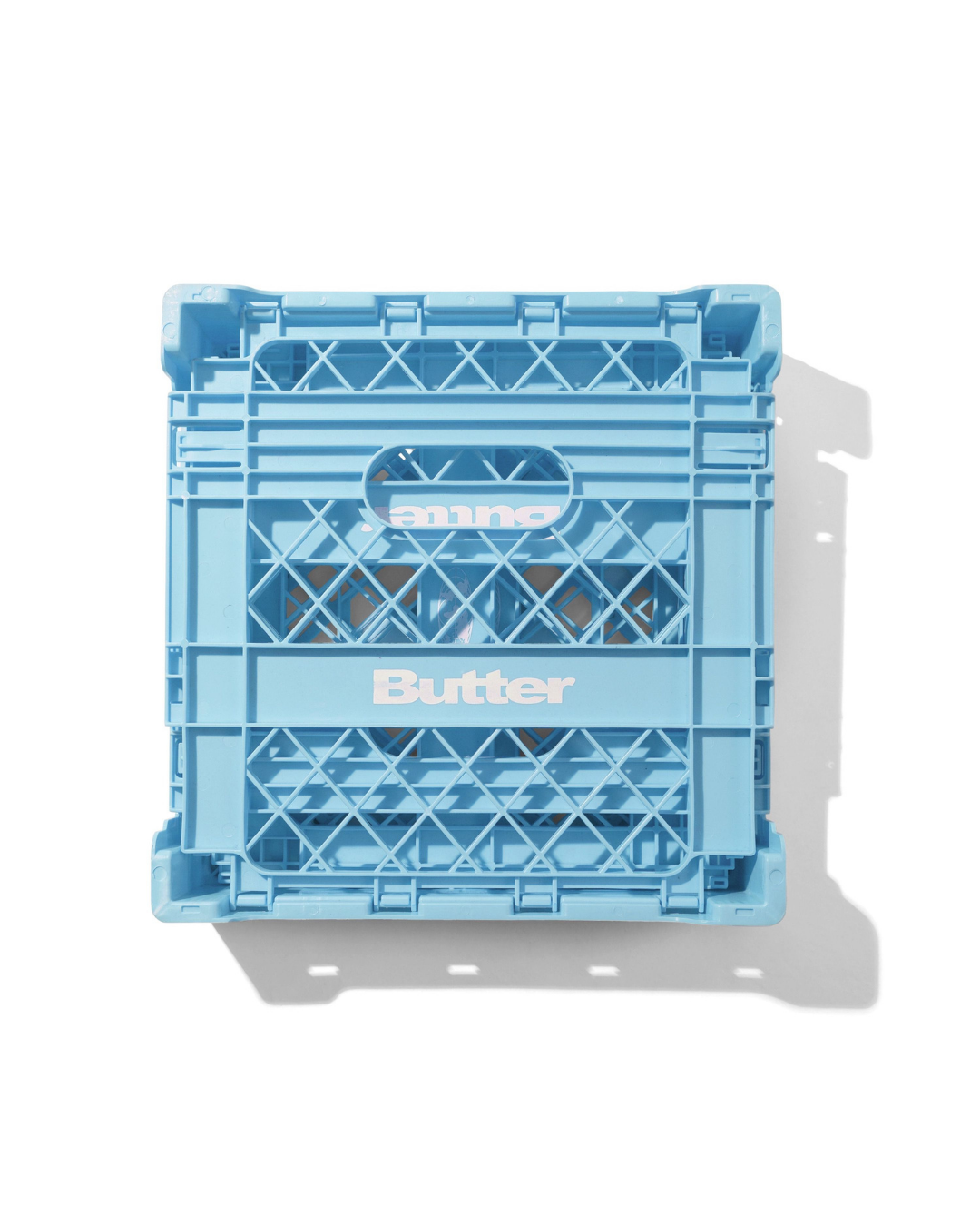 BUTTER GOODS Collapsable Record Crate - Sky Blue