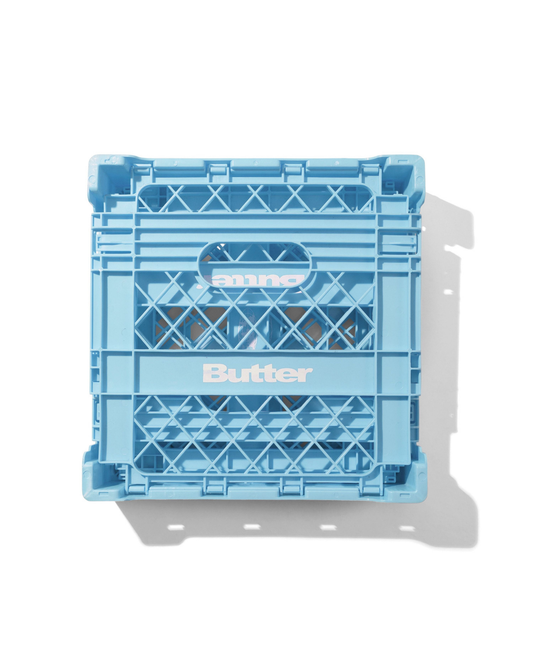BUTTER GOODS Collapsable Record Crate - Sky Blue